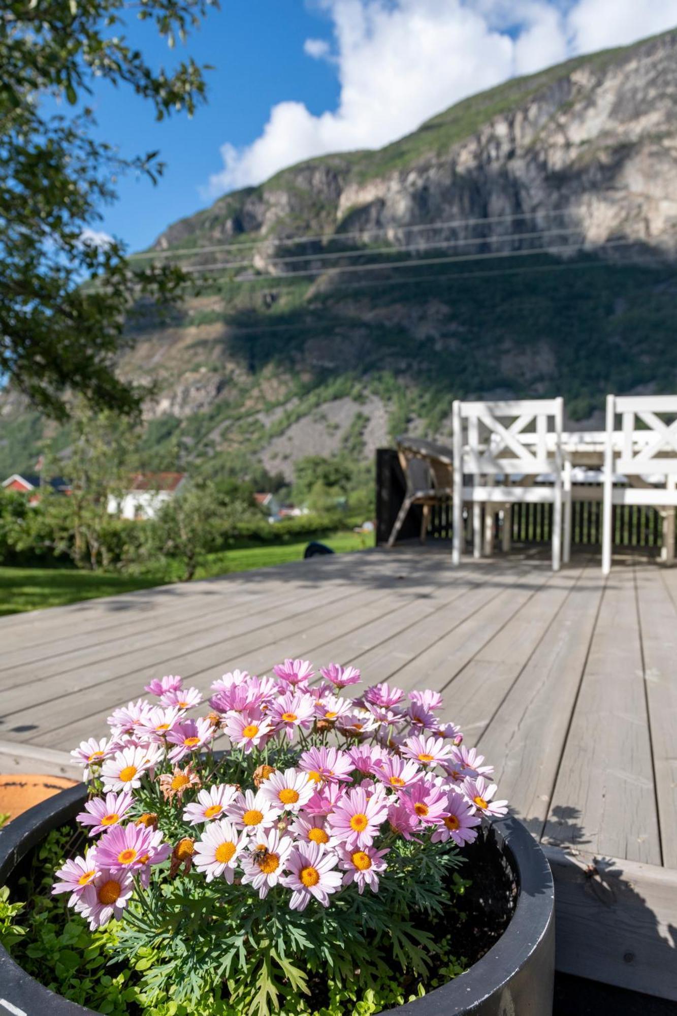 Jordeplegarden Holiday Home - Part Of A Farm - Two Buildings - Close To Flam Lærdalsøyri المظهر الخارجي الصورة