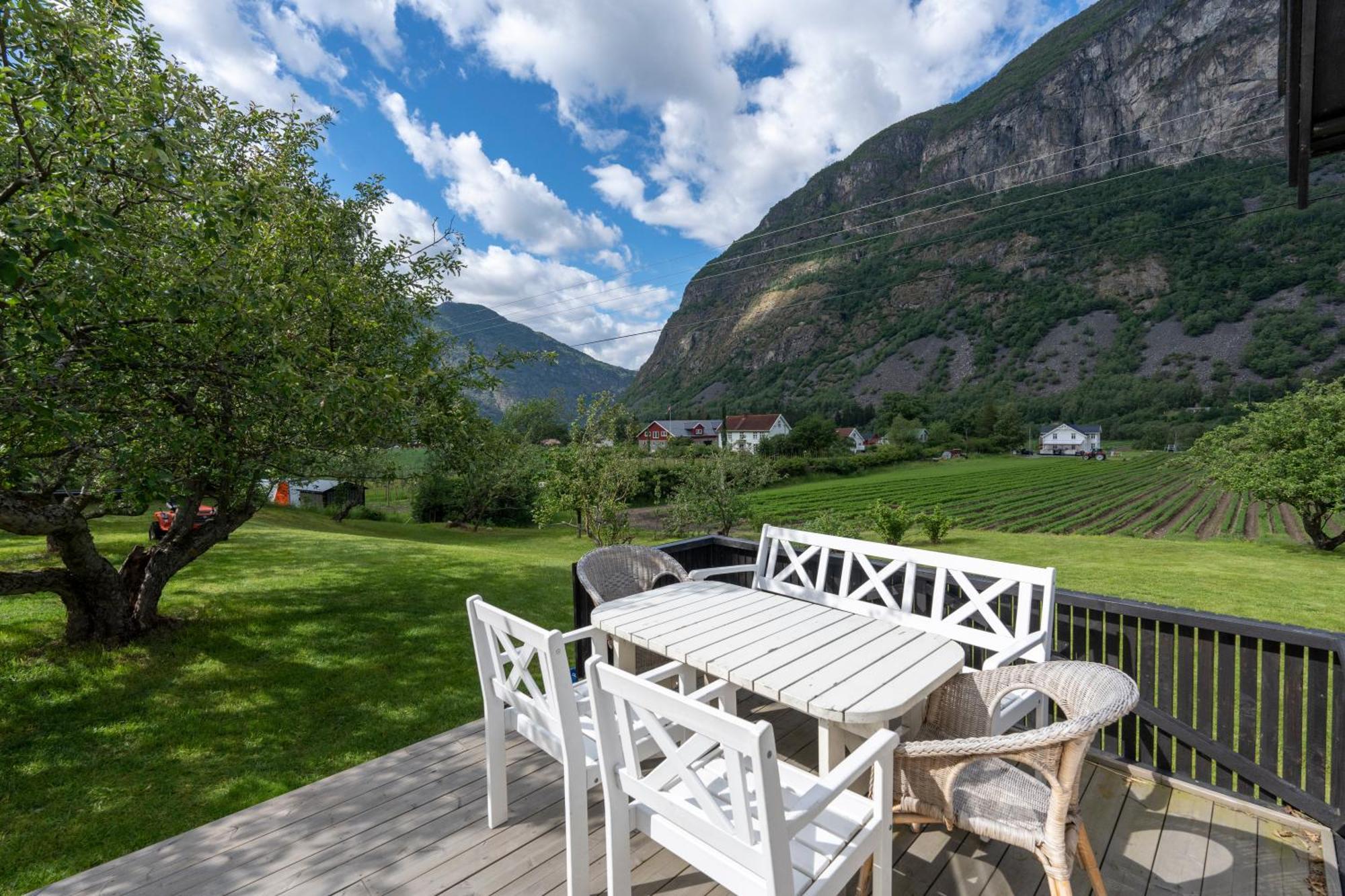 Jordeplegarden Holiday Home - Part Of A Farm - Two Buildings - Close To Flam Lærdalsøyri المظهر الخارجي الصورة